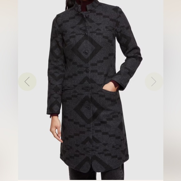 Overland Willow Southwest Wool-Blend Coat brand new - Picture 3 of 15